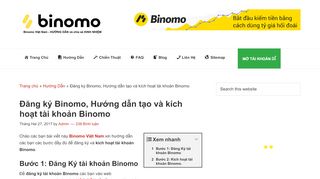 
                            2. Đăng ký Binomo, Hướng dẫn tạo và kích hoạt tài khoản Binomo ...