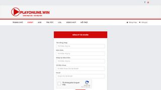 
                            3. Đăng ký tài khoản | PlayOnline.win