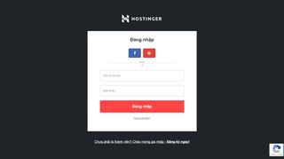
                            1. Đăng nhập CPanel Hostinger - Hostinger