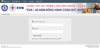 
                            9. ĐĂNG NHẬP - EVN - 65 năm đồng hành cùng đất nước - Cuộc thi và ...