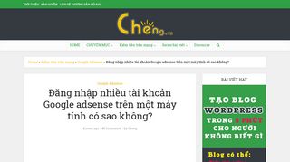 
                            10. Đăng nhập nhiều tài khoản Google adsense trên một máy tính có sao ...