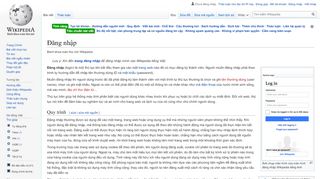 
                            4. Đăng nhập – Wikipedia tiếng Việt