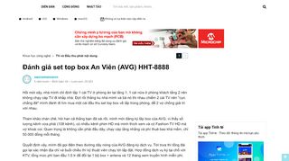 
                            13. Đánh giá set top box An Viên (AVG) HHT-8888 | Tinhte.vn