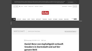 
                            12. Daniel Benz von Asphaltgold verkauft Sneakers in Darmstadt und auf ...