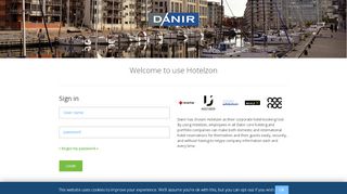 
                            8. DANIR custom login - Hotelzon