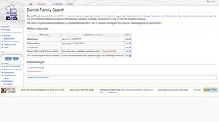 
                            12. Danish Family Search - DIS-wiki