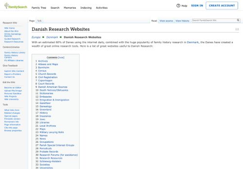 
                            7. Danish Research Websites Genealogy - FamilySearch Wiki