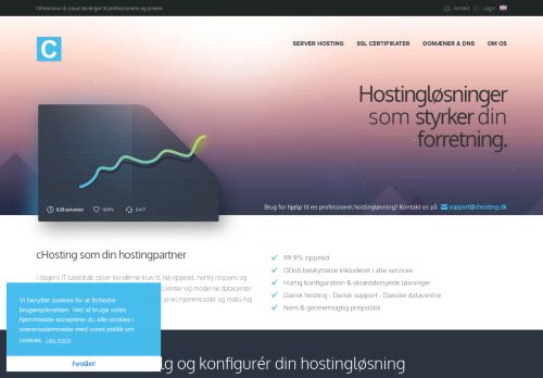 
                            1. Danmarks hurtigste og bedste hosting - cHosting ApS