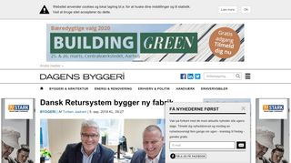 
                            11. Dansk Retursystem bygger ny fabrik | Dagens Byggeri