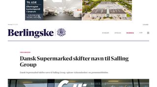 
                            10. Dansk Supermarked skifter navn til Salling Group - Berlingske