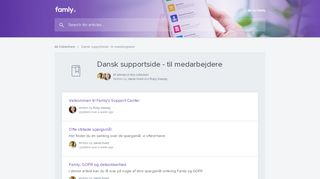 
                            9. Dansk supportside - til medarbejdere | Famly Help Center