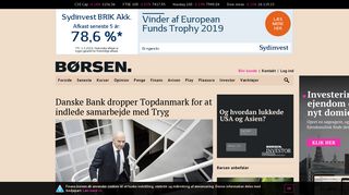 
                            10. Danske Bank dropper Topdanmark for at indlede samarbejde med Tryg