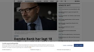 
                            10. Danske Bank har lagt 18 milliarder til side til bøder - Folketidende