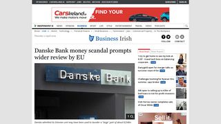
                            11. Danske Bank money scandal prompts wider review ... - Independent.ie