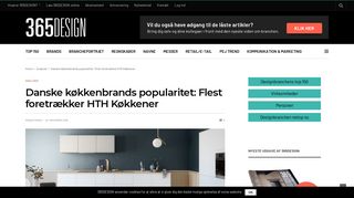 
                            10. Danske køkkenbrands popularitet: Flest foretrækker HTH Køkkener ...