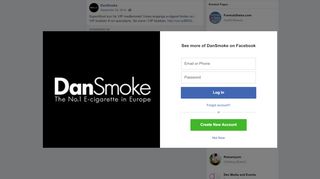 
                            6. DanSmoke - Supertilbud kun for VIP medlemmer! Vores... | Facebook