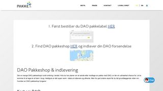 
                            6. DAO Pakkeshop & indlevering - Pakke.dk