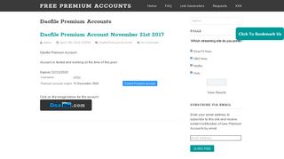 
                            8. Daofile Premium Accounts Archives | Free Premium Accounts