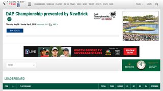 
                            10. DAP Championship presented by NewBrick - PGA Tour