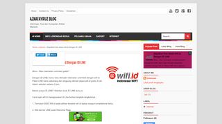 
                            6. Dapatkan free akses wifi.id Dengan ID LINE | AzkaFayruz Blog