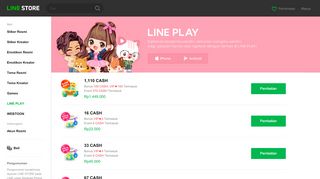 
                            11. Dapatkan item LINE PLAY melalui situs resmi | LINE STORE