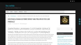 
                            12. dapatkan layanan customer service yang terlatih di situs judi pokerjazz