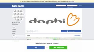 
                            7. DaPhi GmbH - About | Facebook