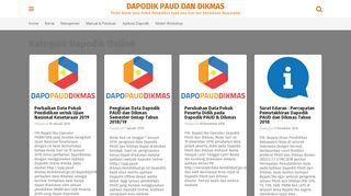 
                            3. Dapodik Online | DAPODIK PAUD DAN DIKMAS