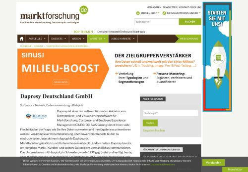 
                            6. Dapresy Deutschland GmbH | marktforschung.de