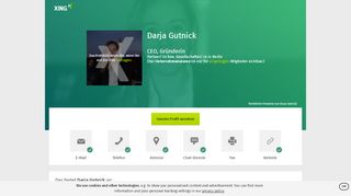 
                            7. Darja Gutnick - CEO, Gründerin - Bunch.ai | XING