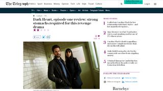 
                            11. Dark Heart, episode one review: strong stomachs required for this ...