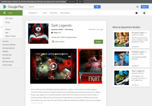 
                            7. Dark Legends – Apps no Google Play