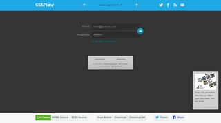 
                            8. Dark Login Form · CSS Demo - CSSFlow