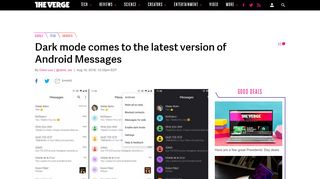 
                            10. Dark mode comes to the latest version of Android Messages - The Verge