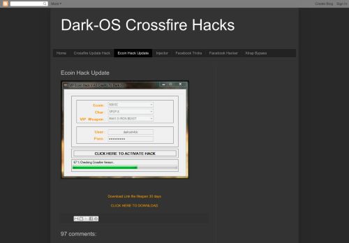 
                            9. Dark-OS Crossfire Hacks: Ecoin Hack Update
