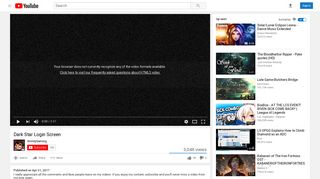 
                            1. Dark Star Login Screen - YouTube