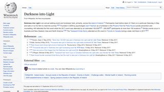 
                            3. Darkness into Light - Wikipedia