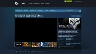 
                            2. Darksiders II Deathinitive Edition on Steam