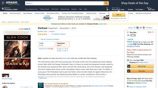 
                            11. Darkwar: Glen Cook: 9781597802017: Amazon.com: Books