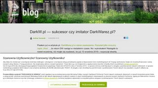 
                            3. DarkW.pl — sukcesor czy imitator DarkWarez.pl? - blogi użytkowników ...