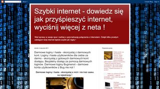 
                            7. Darmowe loginy i hasła - skorzystaj z darmowych kont. Loginy i hasła ...