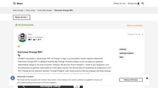 
                            7. Darmowe Orange WiFi - Nasz Orange