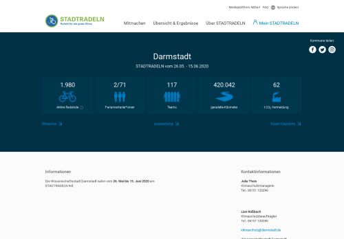 
                            1. Darmstadt - Stadtradeln