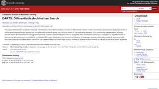 
                            11. DARTS: Differentiable Architecture Search