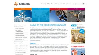 
                            10. Darum ist Tine 2.0 die beste Groupware | Heinlein Support GmbH