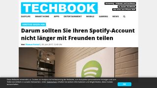 
                            9. Darum sollten Sie Ihren Spotify-Account nicht mit Freunden teilen ...