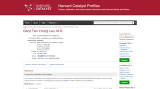 
                            12. Daryl Lau | Harvard Catalyst Profiles | Harvard Catalyst