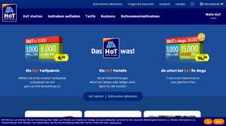 
                            3. Das aktuelle Angebot von HoT Hofer Telekom