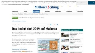 
                            8. Das ändert sich 2019 auf Mallorca - Mallorca Zeitung