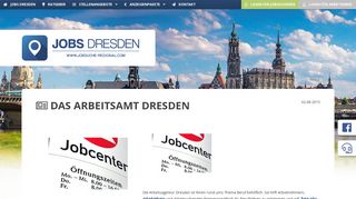 
                            10. Das Arbeitsamt Dresden hilft jederzeit bei der Jobsuche - Jobs Dresden